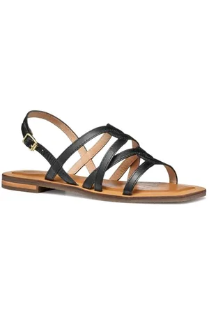 Geox Damen D Sozy QC A Slide Sandal, Black, 41 EU