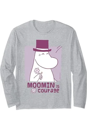 Moomin Mumin pappa Mumins ist Mut Langarmshirt