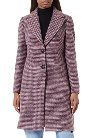 Sisley Damen 2EJFLN01T Wool Blend Coat, , 36