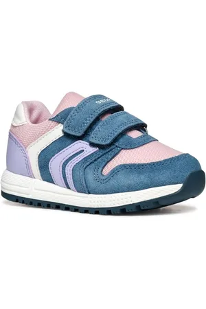 Geox Jungen Mädchen B ALBEN Girl A Sneaker, Avio/Pink, 26 EU