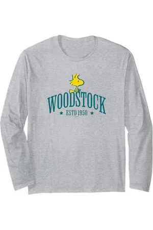Peanuts Erdnüsse - Woodstock Collegiate Langarmshirt