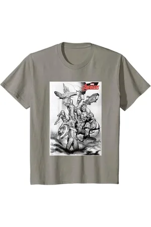 Marvel Kinder Avengers Team Sketch T-Shirt