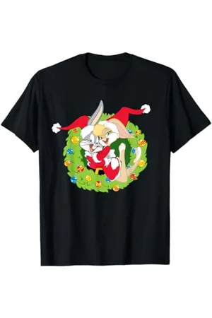 LOONEY TUNES Bugs Lola Bunny Weihnachtsmann für Kinder T-Shirt