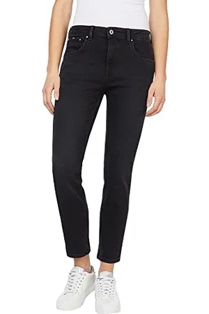 Pepe Jeans Damen Violet Jeans, Black (Denim-xf1), 25W / 32L