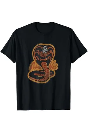 Cobra Kai Betrübt Schlange Logo T-Shirt