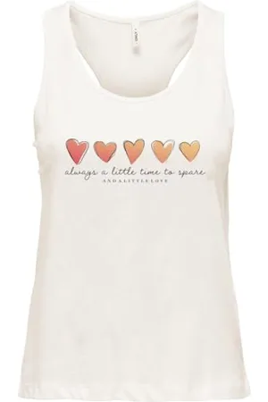 ONLY Onlhenny Life Reg S/L Tank Top Box JRS