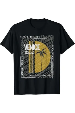 Venice Beach Retro-Sommerferien-Kalifornien-Venedig-coole Zitat-Grafik T-Shirt