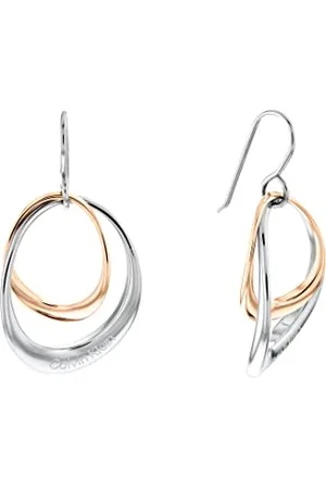 Calvin Klein Ohrhänger für Damen Kollektion WARPED RINGS Zweifarbig - 35000003