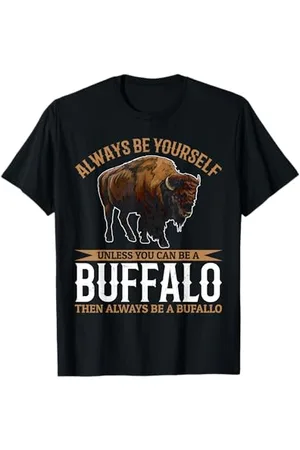 Buffalo Bison Retro Wildlife T-Shirt