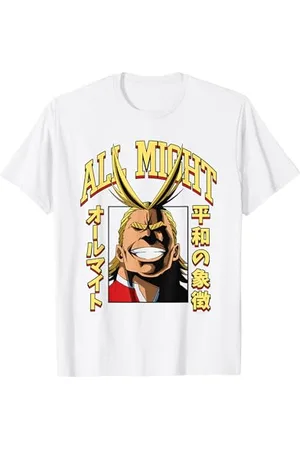 My Hero Academia All Might Porträt und Name T-Shirt