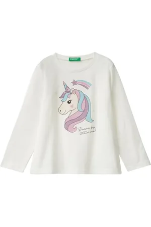 Benetton Mädchen T M/L 3096G10H1 Kurzarm Shirt, , 5 Jahre