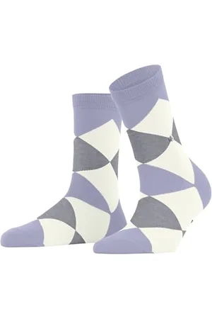 Burlington Damen Socken Bonnie W Sso Baumwolle gemustert 1 Paar, , 36-41