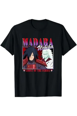 Naruto Shippuden Madara Uchiha 90er Bearbeiten T-Shirt