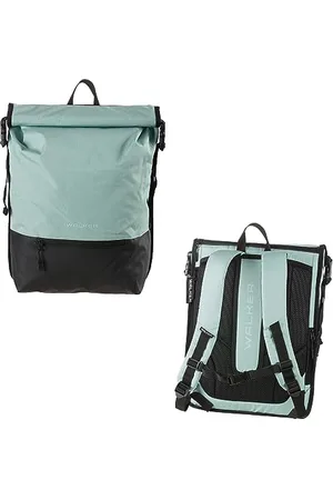 Karen Walker 42139-244 - Lifestyle Roll-Up Rucksack Mika Malibu mit Hauptfach, Laptopfach, ergonomischer Rückenpolsterung, Steckschließen, wasserabweisend, ca. 21 l Volumen