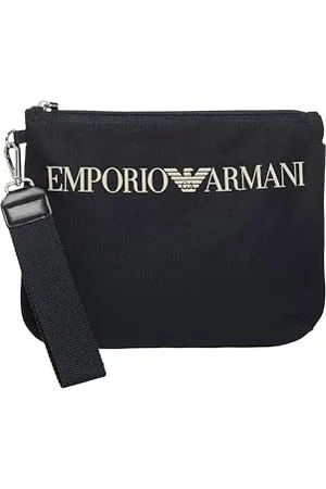 Emporio Armani Unisex Logo Bag Pouch, , One Size
