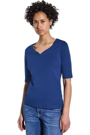 Street one Damen A323163 T-Shirt mit Herzausschnitt, , 44
