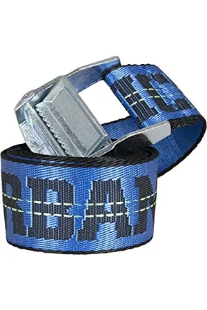 Urban classics Herren Gürtel Worker Belt, Länge 120 cm, Farbe Blau/Schwarz/Frozen Yellow