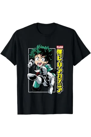 My Hero Academia Deku Posieren mit Logo T-Shirt