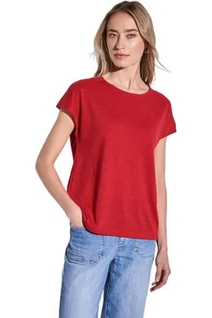 Street one Damen A323146 Shirt mit Spitzendetail, , 46