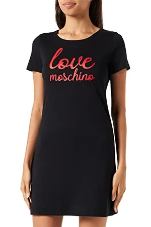 Moschino Damen Short-sleeved A-line Dress, , 44 EU