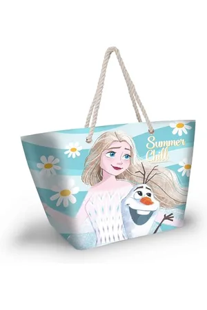 Disney Die Eiskönigin 2 (Frozen 2) Chill-Soleil Strandtasche, Blau, 52 x 37 cm