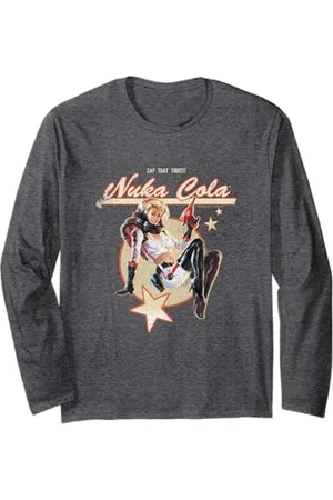 Fallout Video Game Retro Nuka Cola Ad Langarmshirt
