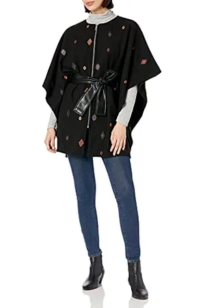 Desigual Womens Poncho_July TRIBU Milan Cold Weather Scarf, Red, U