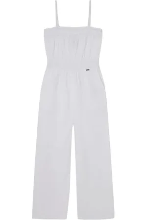Pepe Jeans Mädchen Olivia Jumpsuit, Weiß (Weiß), 14 Jahre