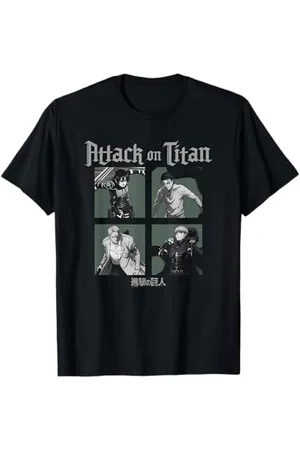 Attack on Titan Season 4 Zeichenquadrate T-Shirt