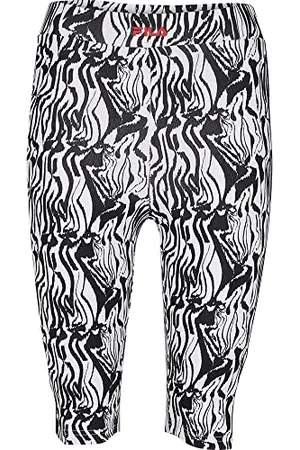 Fila BILBOA AOP short leggings- Abstract Zebra AOP-S