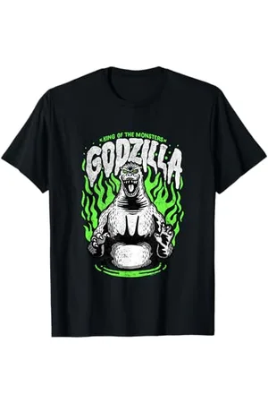 Godzilla Grüne Flammen Bearbeiten T-Shirt