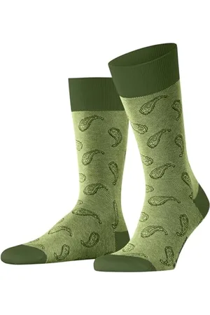 Burlington Herren Socken Paisley M So Baumwolle gemustert 1 Paar, , 40-46