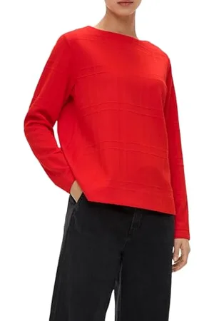 QS by s.Oliver Sweatshirt mit Musterstruktur
