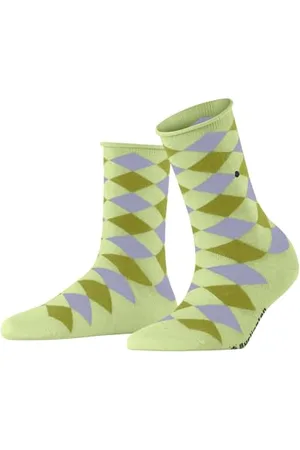 Burlington Damen Socken Sandy W Sso Baumwolle gemustert 1 Paar, , 36-41