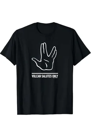 Star Trek : The Original Series Vulcan Salutes Only Schild T-Shirt