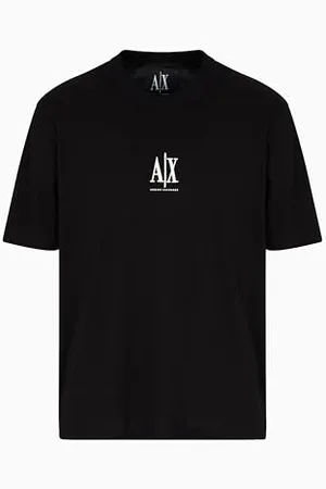 Armani Exchange Herren Icon Small Logo Tee T-Shirt, , X-Klein