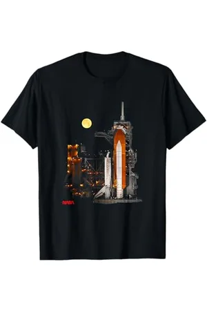 Nasa STS 110 Discovery Shuttle auf der Startrampe T-Shirt