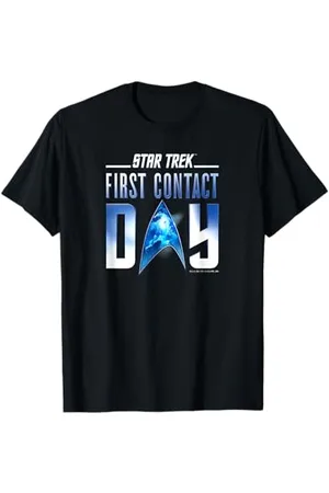 Star Trek : Logo des ersten Kontakttags-Nebel-Logos T-Shirt