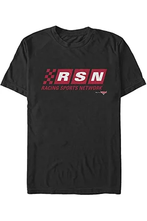 Disney Unisex Cars Racing Sports Network Organic Short Sleeve T-shirt T-Shirt, , L