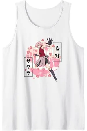 Naruto Shippuden Sakura Blossoms Anime Tank Top