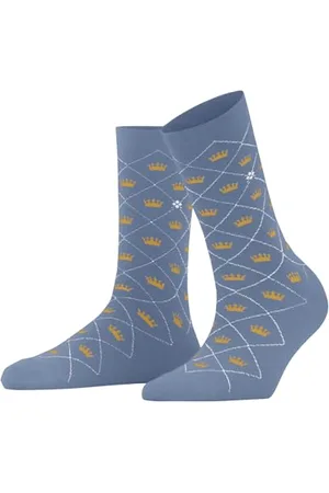 Burlington Damen Socken Crown W So Baumwolle gemustert 1 Paar, , 36-41