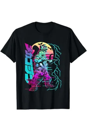 Godzilla Neon Mecha T-Shirt