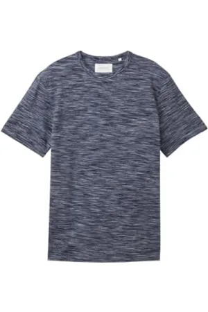 TOM TAILOR Herren Basic T-Shirt im Spacedye-Style, , L