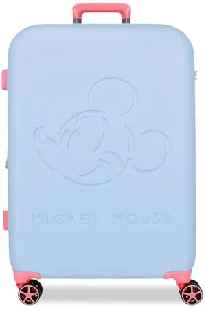 Disney Mickey Crazy Trip Koffer, mittelgroß, , 44,5 x 65 x 26 cm, starr, 3,86 kg, TSA-Verschluss, ABS, 3,86 kg, 75,21 l, ausziehbar, , Talla única, Mittelgroßer Koffer