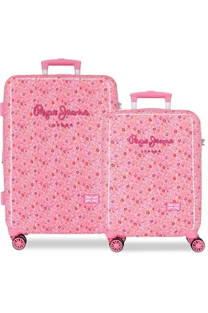 Pepe Jeans Alenka Schulrucksack, blau, verstellbare Träger für bequemes Tragen, Verschiedene Fächer, Joumma Bags, , Talla única, Koffer-Set