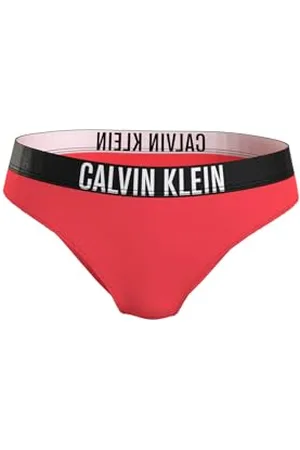 Calvin Klein Damen Bikinihose mit Logobund