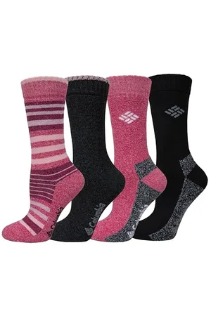 Columbia Damen 4er-Pack feuchtigkeitsregulierende Crew Socken, , Einheitsgröße