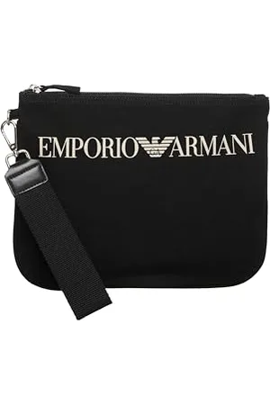 Emporio Armani Unisex Logo Bag Pouch, , One Size