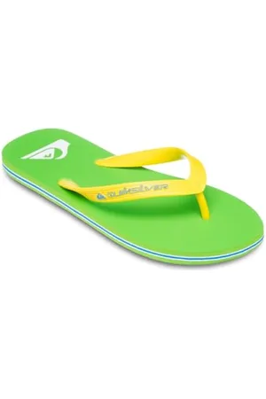 Quiksilver Herren Molokai Core Sandale, Green/Yellow, 40 EU