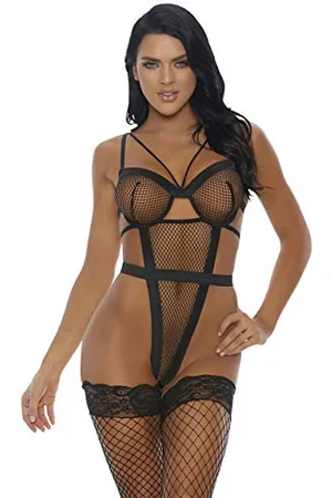 Forplay Damen Caught Me Wanting Dessous-Set, Black, S